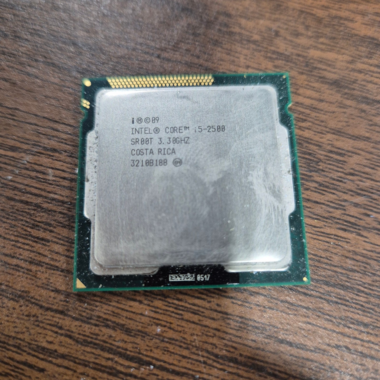 Intel I5-2500 3.3ghz Quad Core Socket 1155 CPU – SR00T