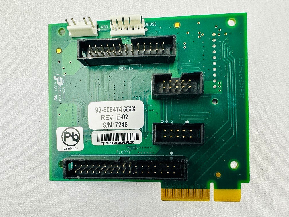 Trenton 92-506474-XXX Option Card; Printer, COM1, COM2 and Floppy Adapter
