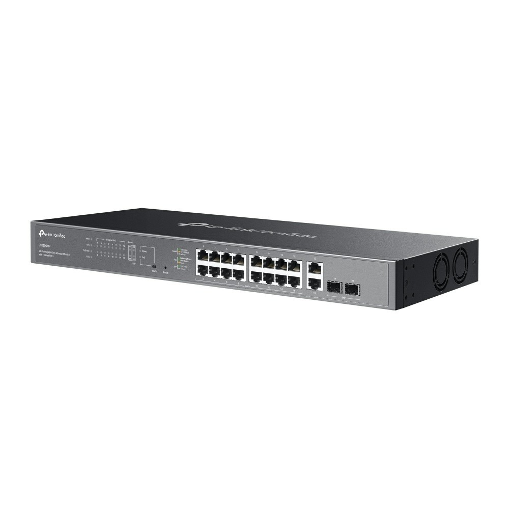 TP-Link ES220GMP | Omada 20-Port Gigabit Easy Managed Switch | 16-Port PoE+