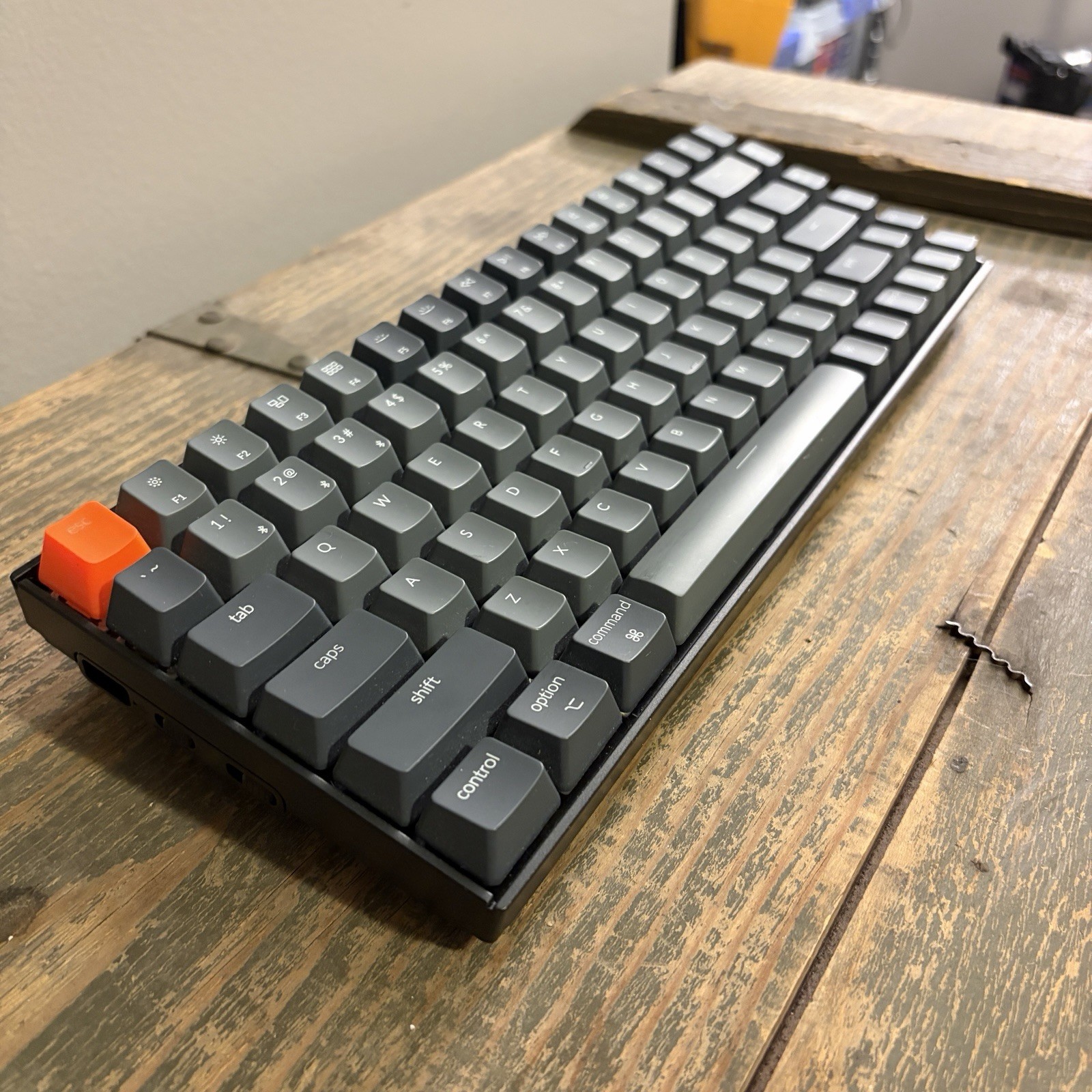 Keychron K2 K2A3 Mechanical Keyboard Wireless/Wired USB LED Gray/Black