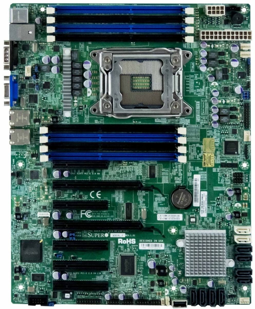 Server Mainboard Supermicro X9SRL-F LGA2011 (Socket R) DDR3 PCI-E ATX