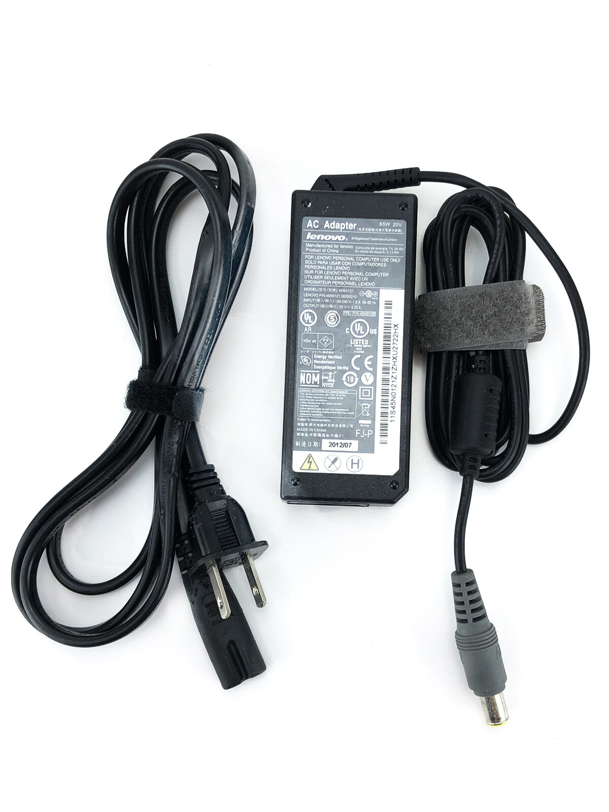 Genuine Lenovo AC/DC Adapter for Laptop Thinkpad Edge E530 E535 E520 E525 w/PC