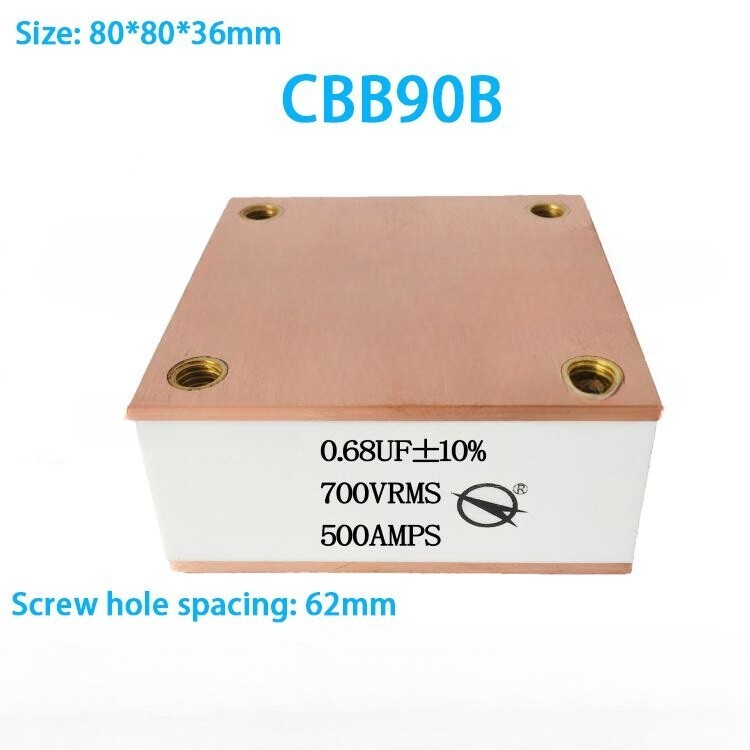New HF Solid State Thin Film Resonant Capacitor CBB90B 0.68UF 700VRMS 500AMPS