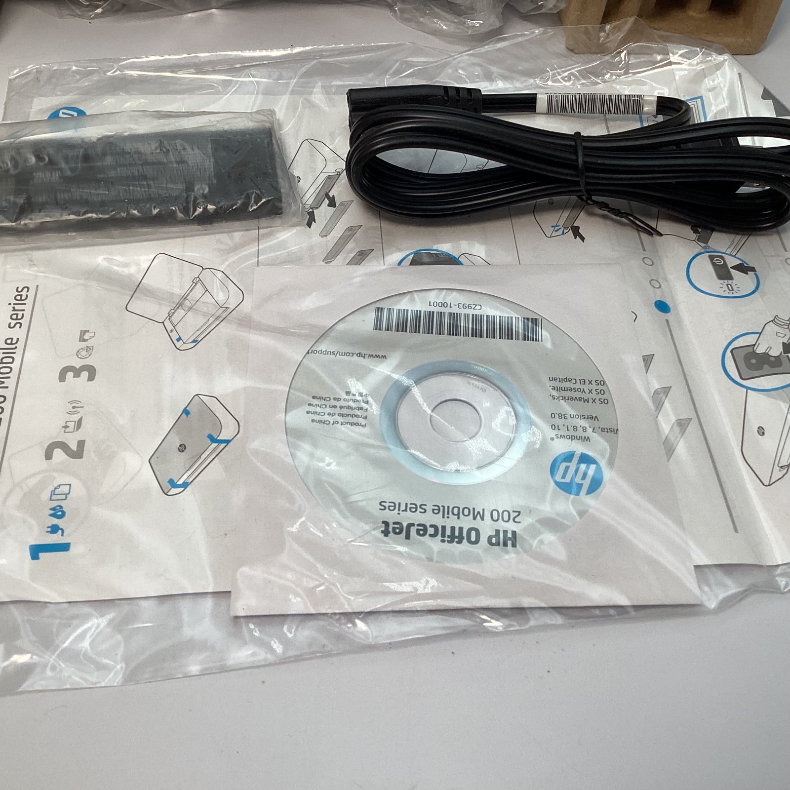 HP OfficeJet 200 Mobile Printer CZ993A Wireless Color Inkjet – New Open Box