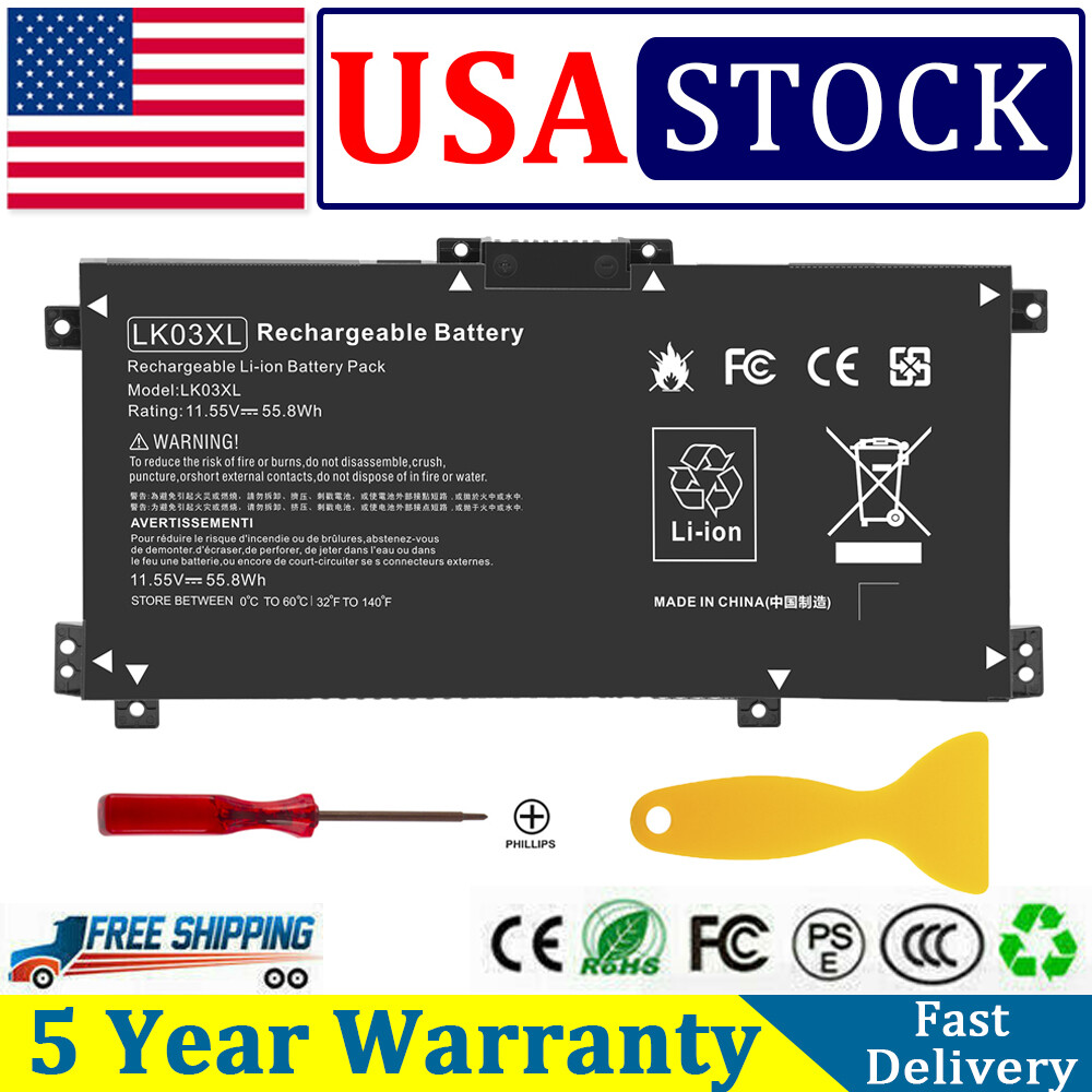55.8Wh Battery for HP Envy x360 15M-CP Series 15M-CP0012DX 15M-CP0011DX TPN-I129