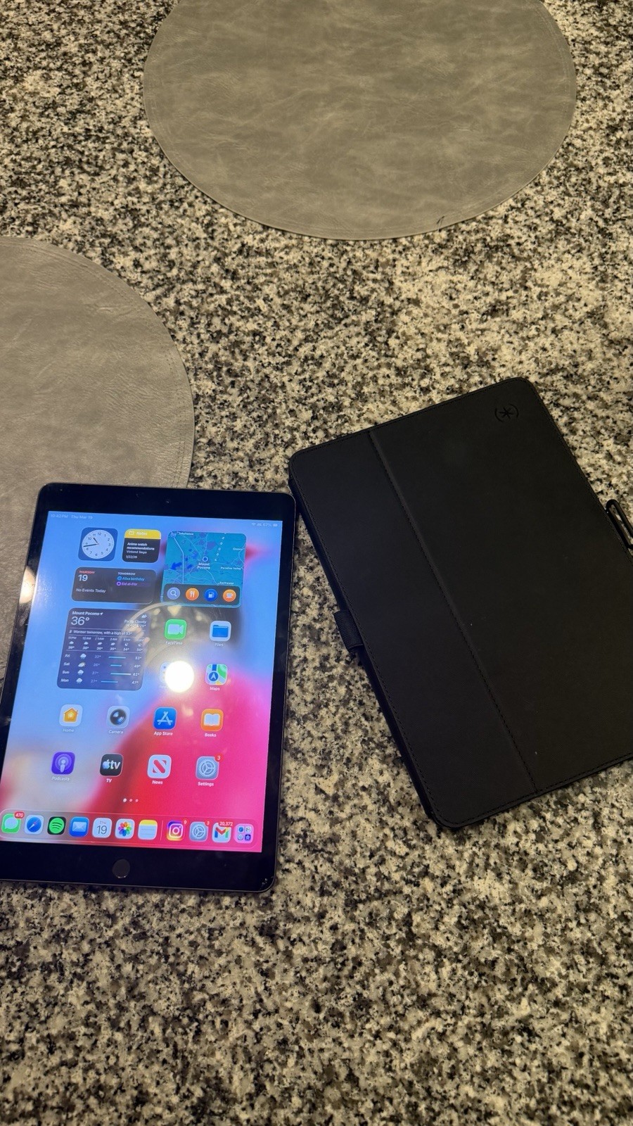 Apple iPad (9th Generation) 64GB Wi-Fi Tablet MK2K3LL/A Space Gray