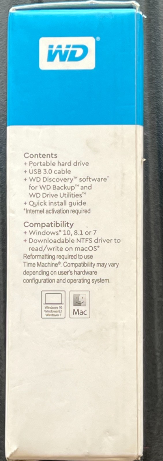 WD – Easystore 5TB External USB 3.0 Portable Hard Drive-Black-WDBKUZ0050BBK-WESN