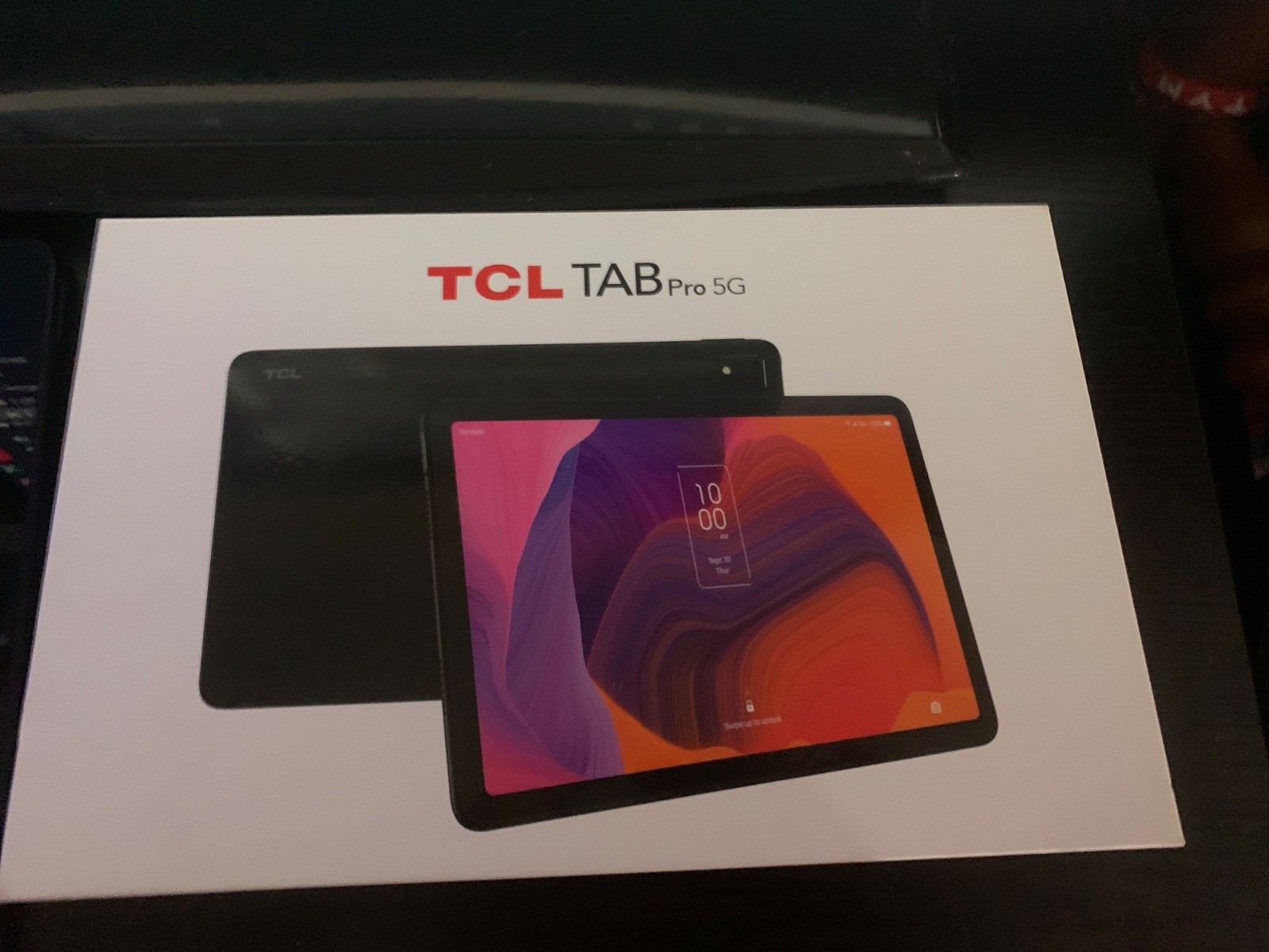 TCL TAB Pro 64GB, Wi-Fi + 5G (Verizon), 10.4″ – Black Metallic