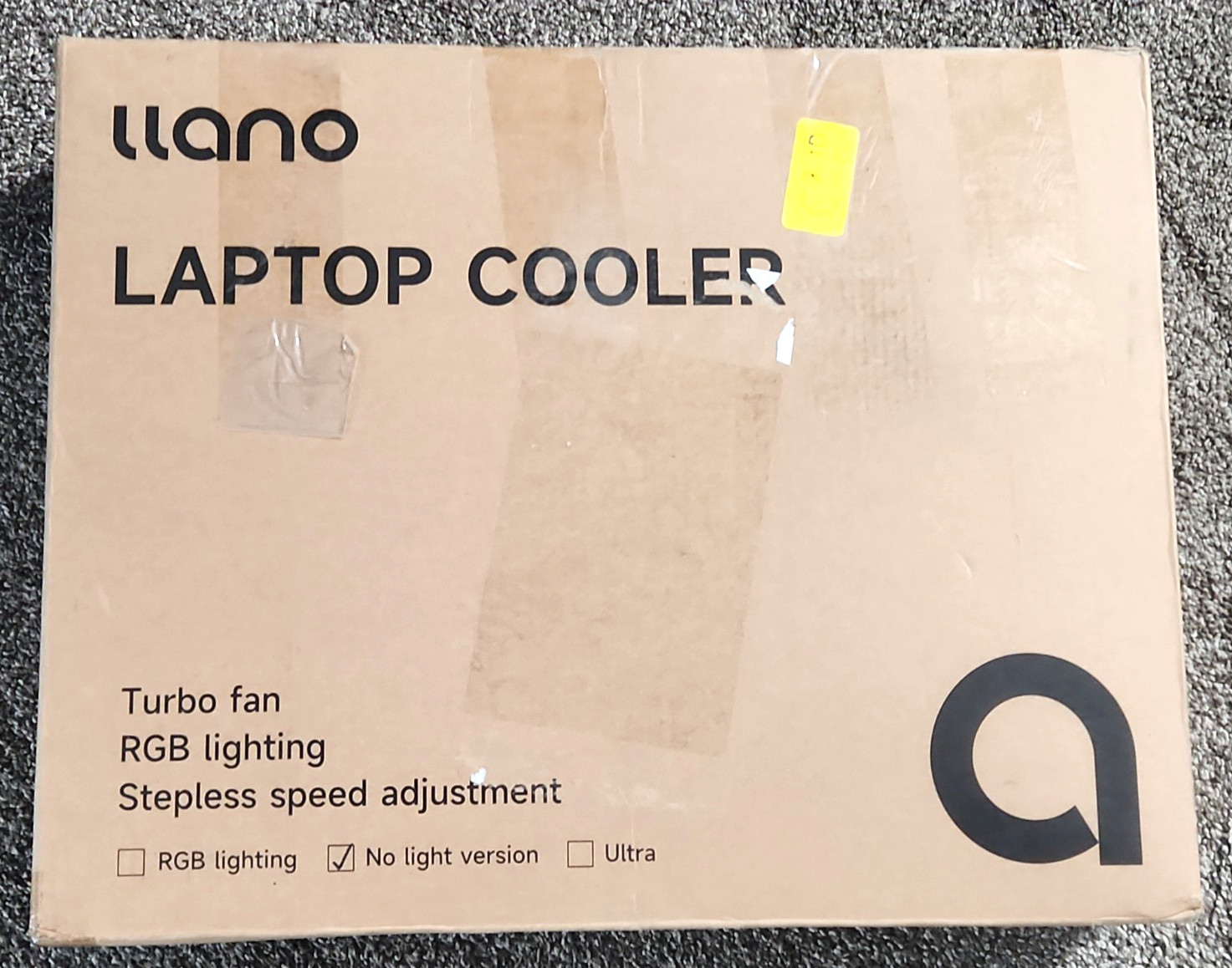 Llano Turbo Fan Laptop Cooler V12 With RGB Lighting (No Light Version)