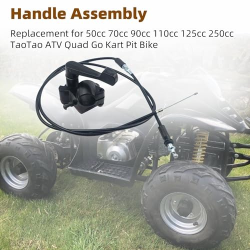 7/8 Inch 22mm Thumb Throttle Cable Accelerator Control Assembly for 50cc 70cc