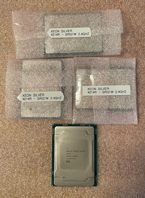 XEON SILVER 4214R-SRG1W 2.4GHZ, (SET OF 4)