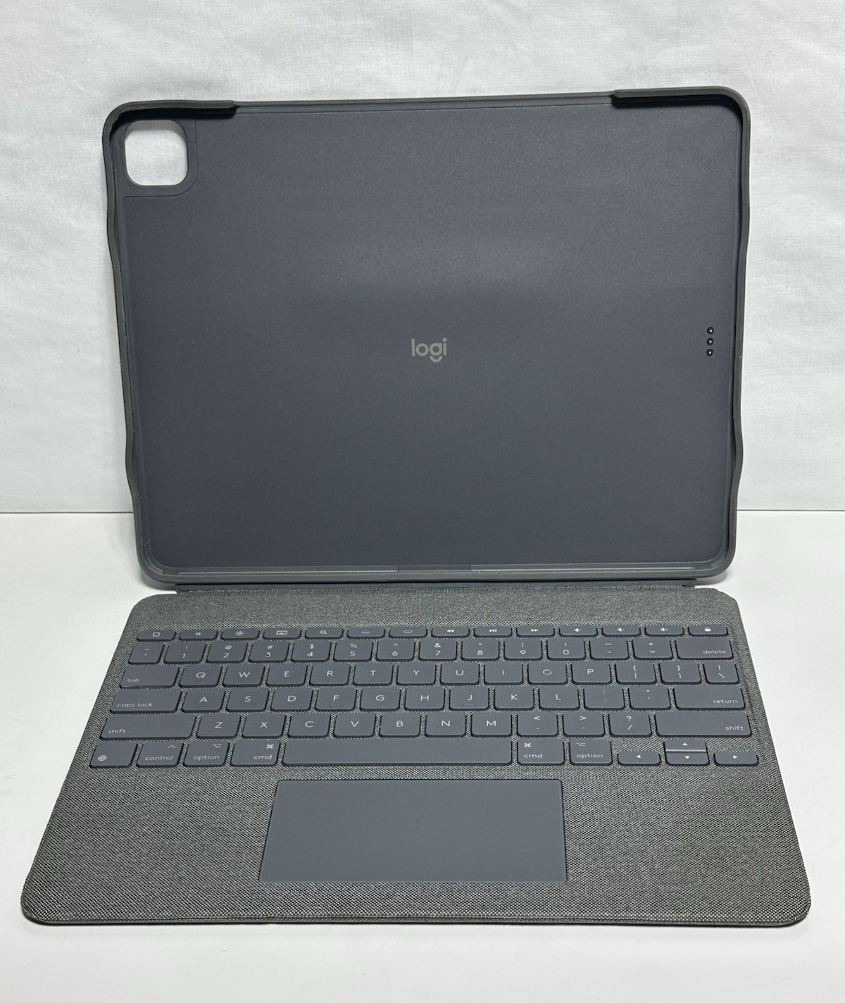 Logitech Combo Touch Keyboard Folio Case Gray Apple iPad Pro 12.9 in-YU0047-F/SH
