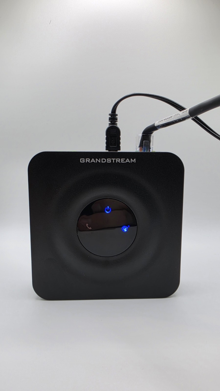 Grandstream VoIP Phone Adapter ATA 1-Line Black Ethernet (RJ-45) Micro USB