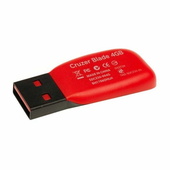SanDisk Cruzer Blade Flash Drive 16GB 32GB 64GB USB 2.0 Thumb Memory Stick