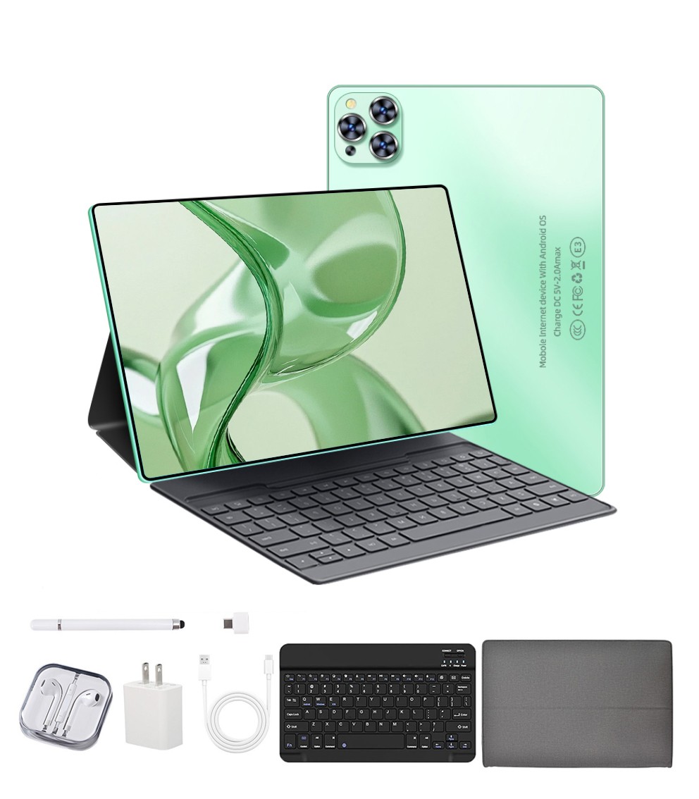 10.1 inch Tablet RAM 8GB +256GB ROM Portable PC Laptop 8000mAh Support SIM Card