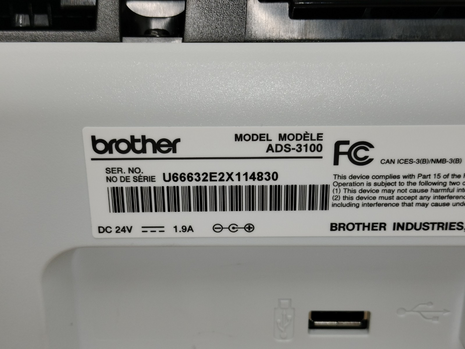Brother ADS-3100 Duplex High Speed Document Scanner 600 DPI Home/Business