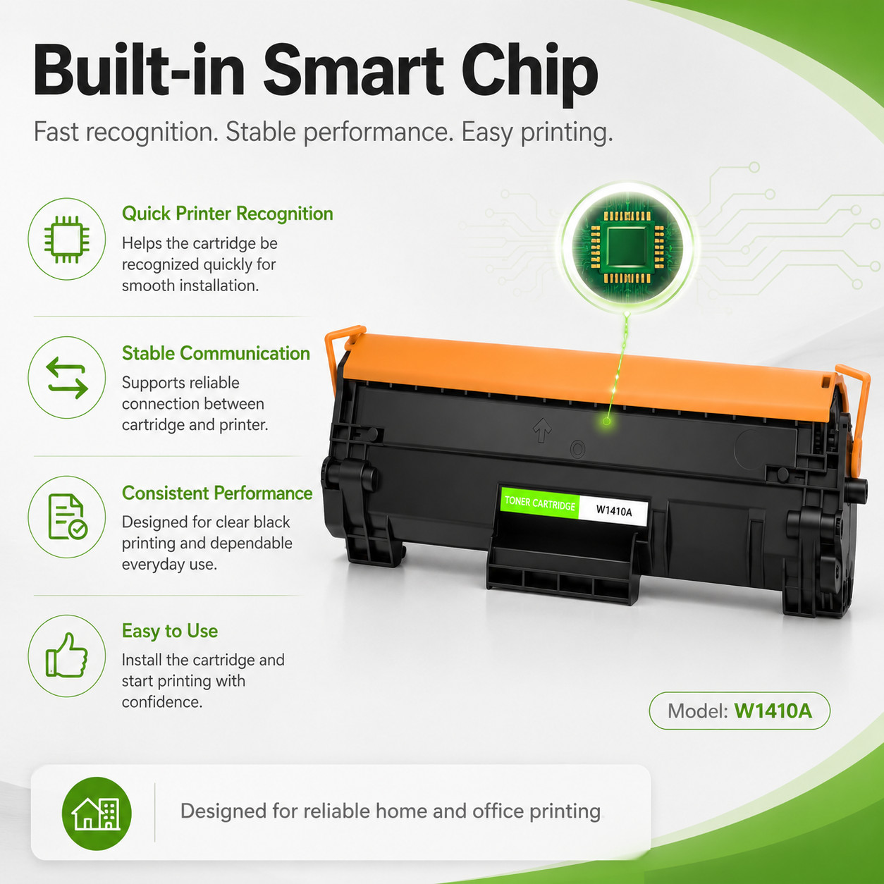 10PK 141A W1410A Toner Cartridge with chip Compatible HP LaserJet M110w M139w