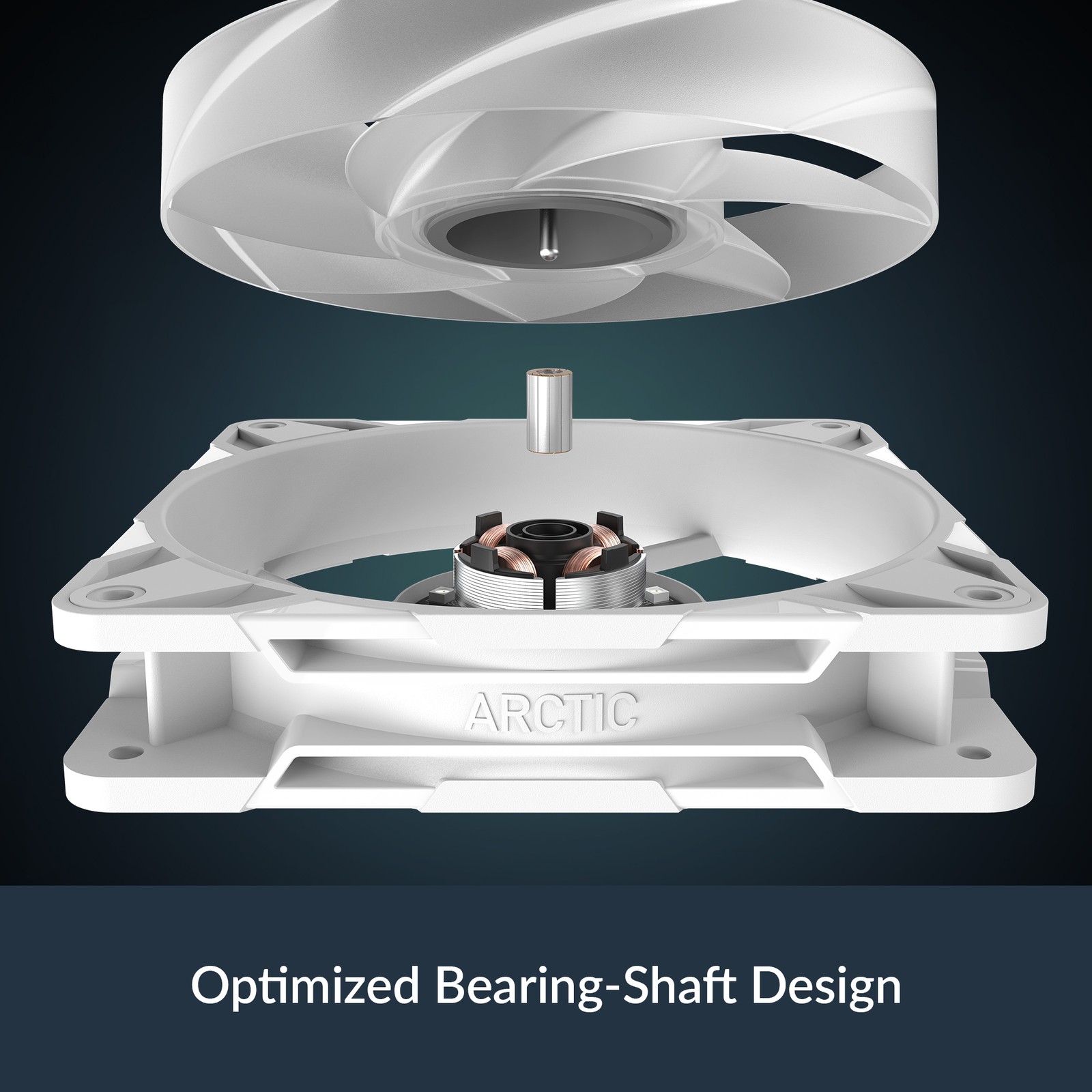 ARCTIC P12 Pro PST A-RGB white Fan 120 mm PWM PC Case Silent