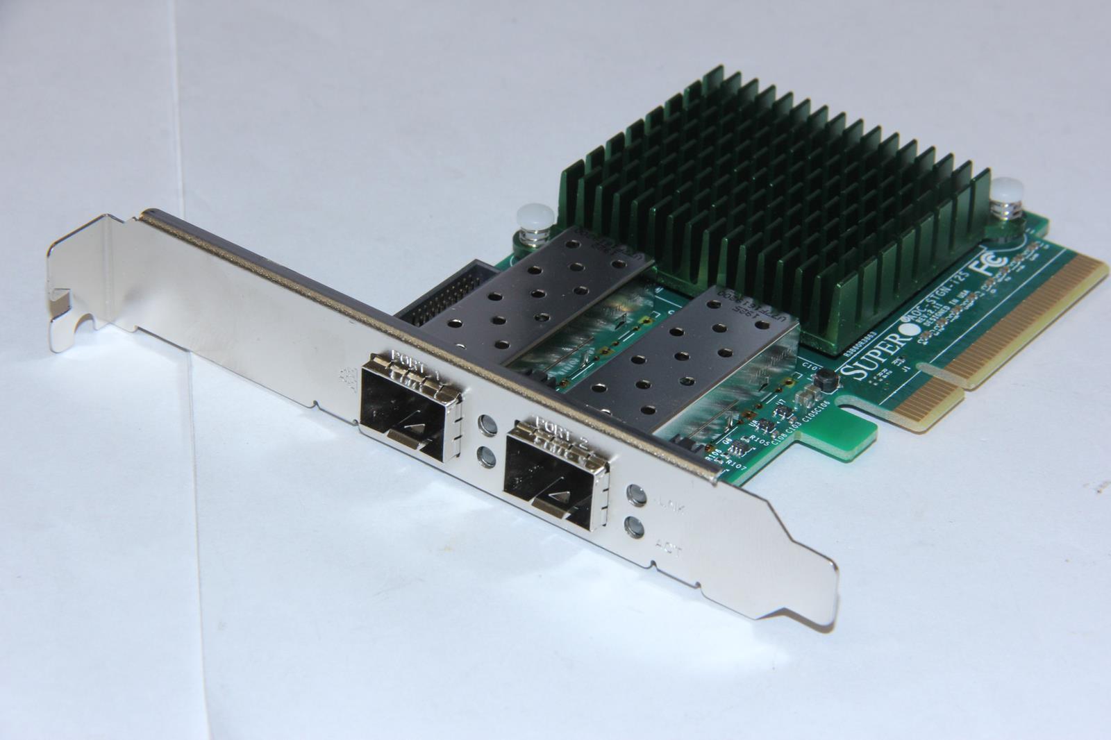 SUPERMICRO AOC-STGN-i2S Rev 2.11 Dual Port 10GbE Gigabit Adapter