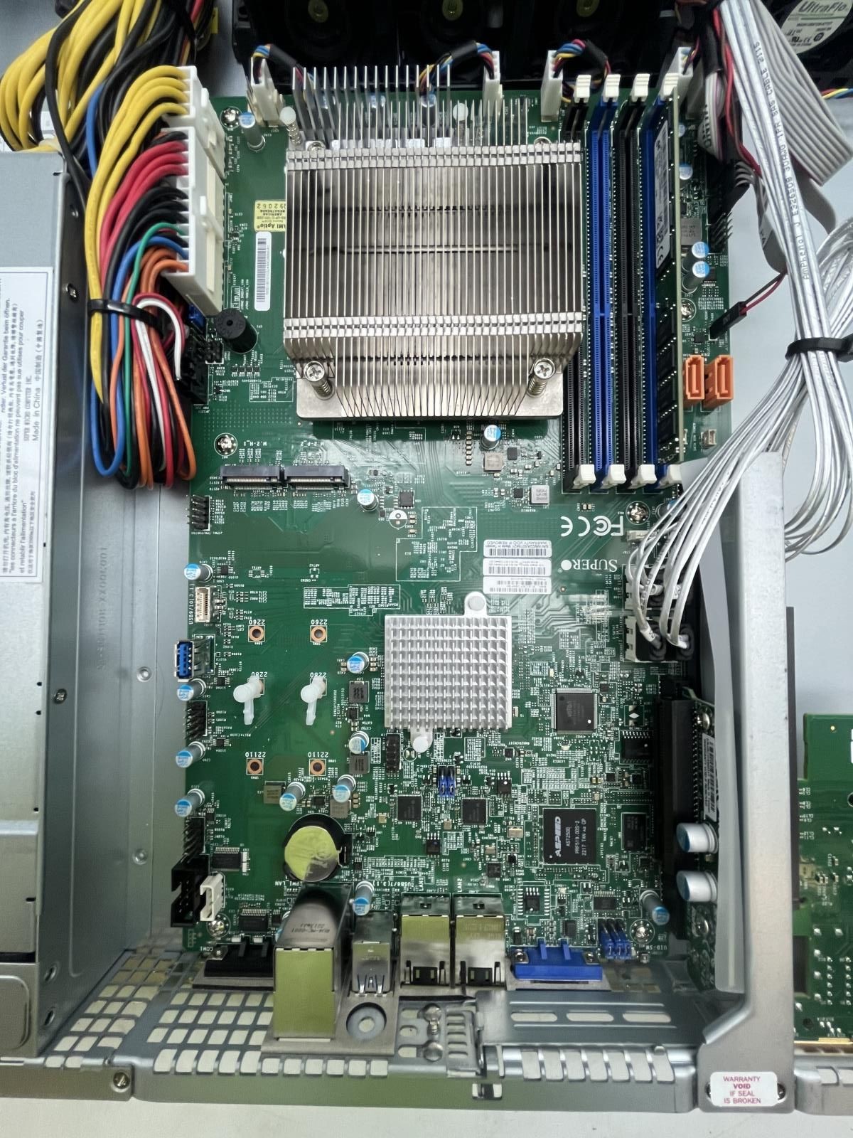 Supermicro Superserver CSE-111-6 w/ X11SCW-F Xeon E-2176G 16GB 2x 480GB SSD
