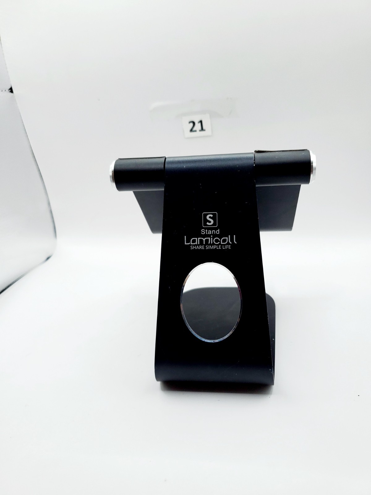 Tablet/Phone Stand – Steel – Lamicall – Black Adjustable Tablet Holder