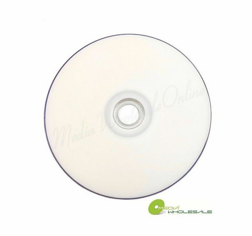 500 HP Blank 16X DVD-R DVDR White Inkjet Hub Printable 4.7GB Disc 10x50pk
