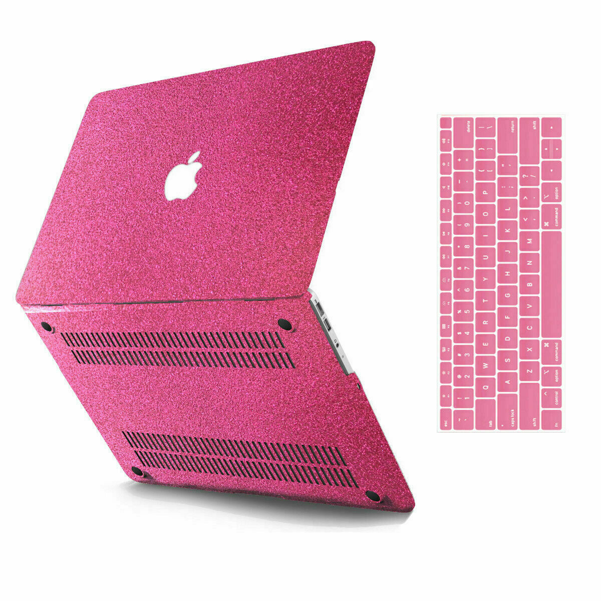 Rose/Hot Pink Glitter Hard Case Cover For New Macbook Pro Air 11″12″13″14″15″16″