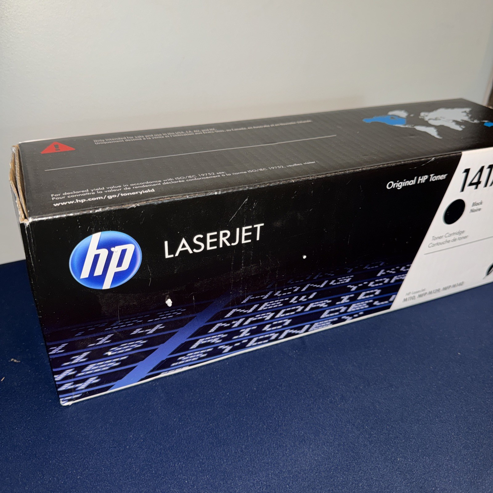 HP Black 141A LaserJet BLACK Toner Cartridge W1410A OEM Hewlett Packard