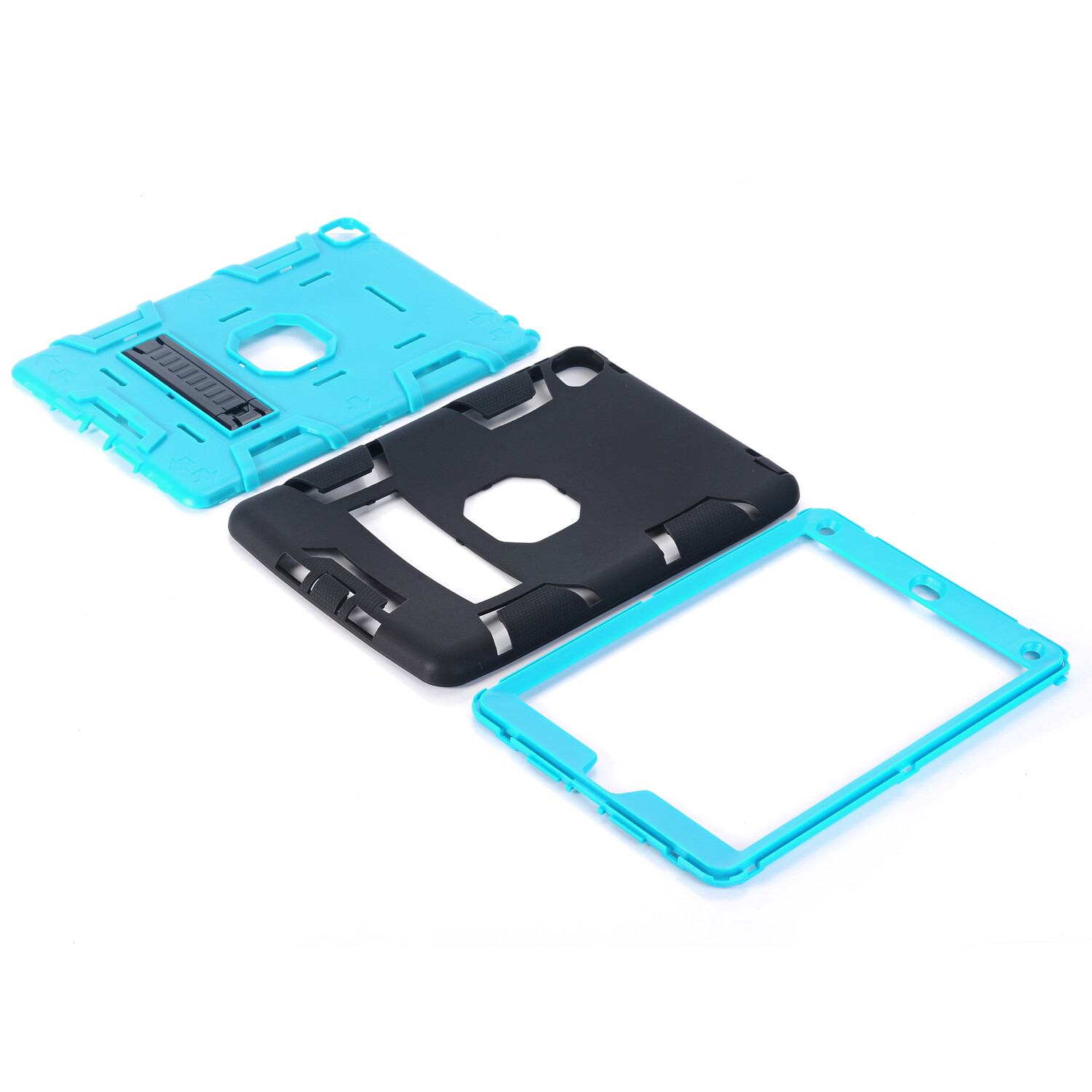 For iPad Air 2/1st Gen 9.7″ Case Hybrid Rugged Shockproof Heavy Duty Stand Cover