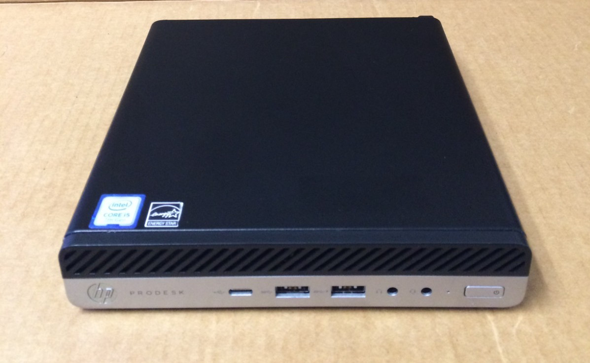 HP ProDesk 600 G3 DM Mini Desktop i5-7500T 2.7GHz WIFI Card – No RAM/SSD/AC