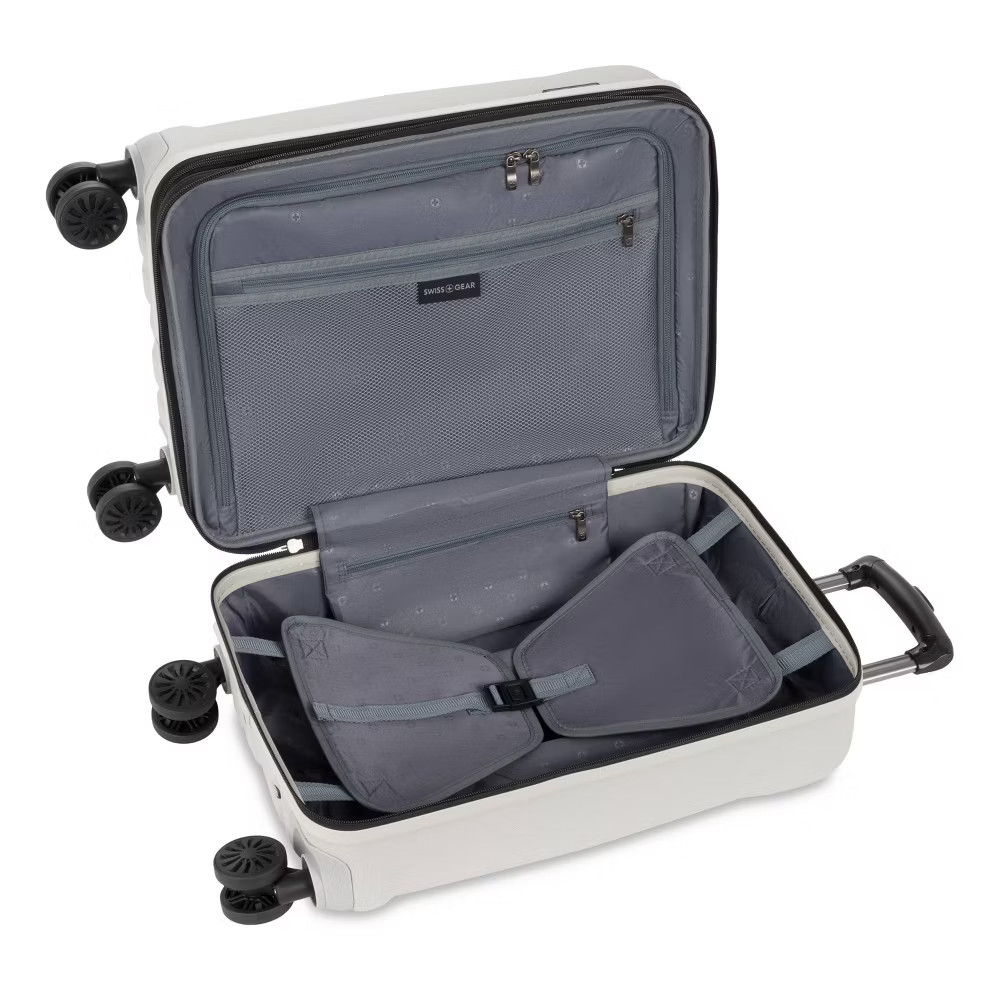 SWISSGEAR Cascade Hardside Carry On Spinner Suitcase – Sustained Gray: