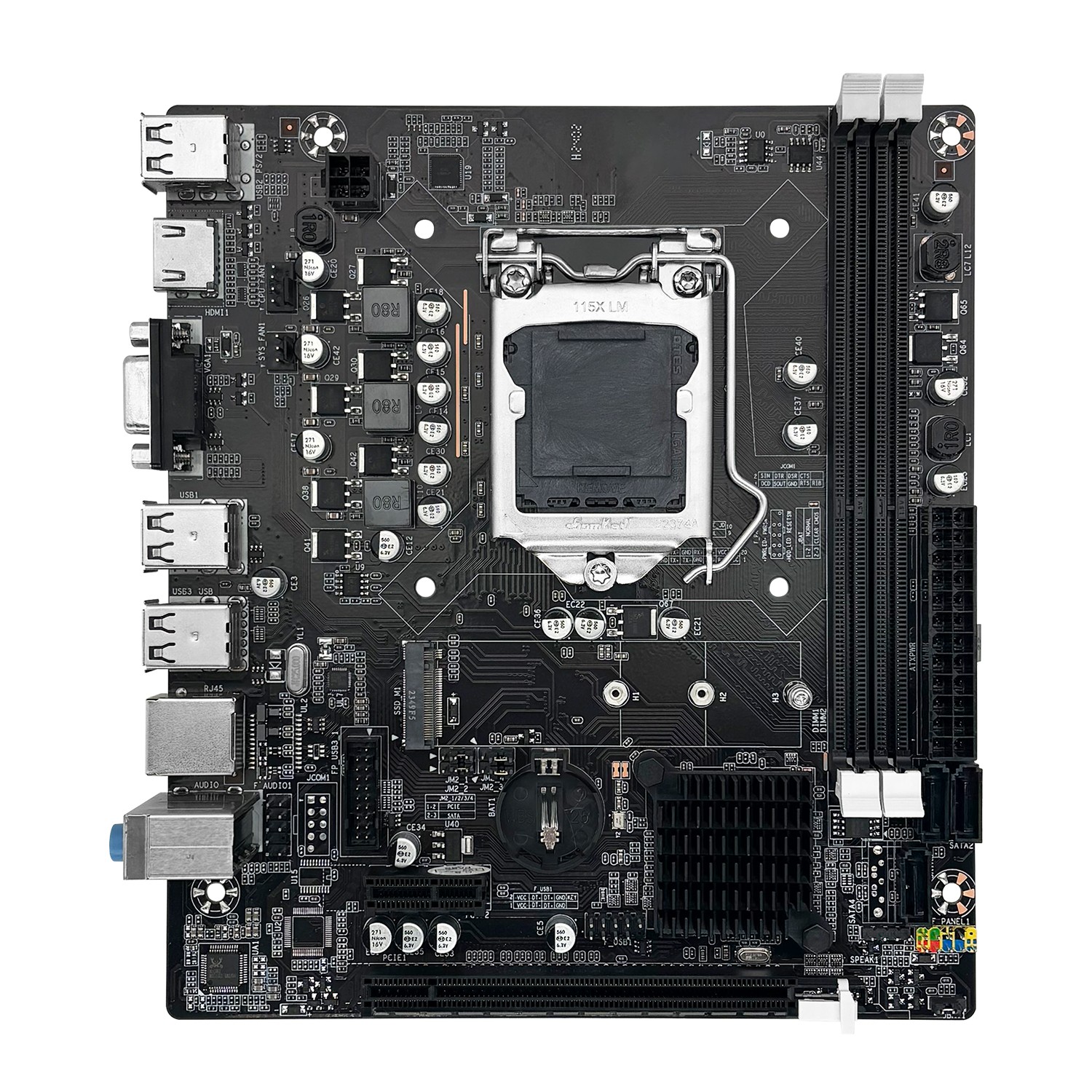 H61C Motherboard LGA 1155 2*DDR3 RAM w HDMI VGA for Intel i3 i5 i7 Core Pentium