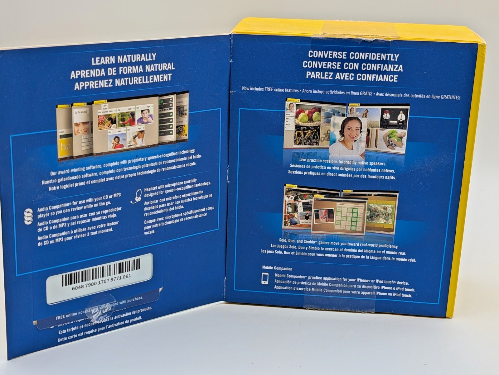 ROSETTA STONE SPANISH Latin America Complete Level 1-5 Box Set Version 4 CD Mac