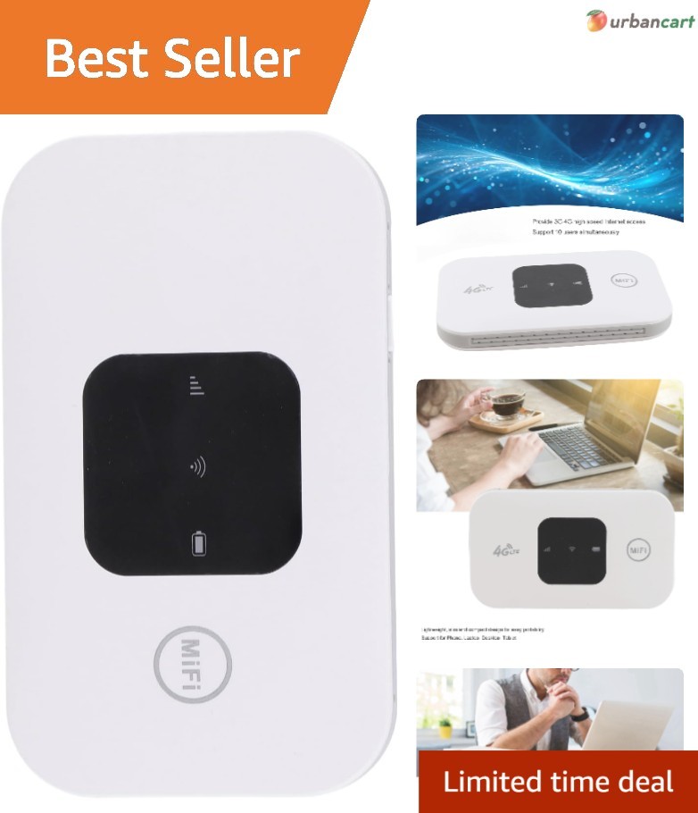 Global Travel 4G LTE WiFi Router with 150Mbps Hotspot & SIM Slot