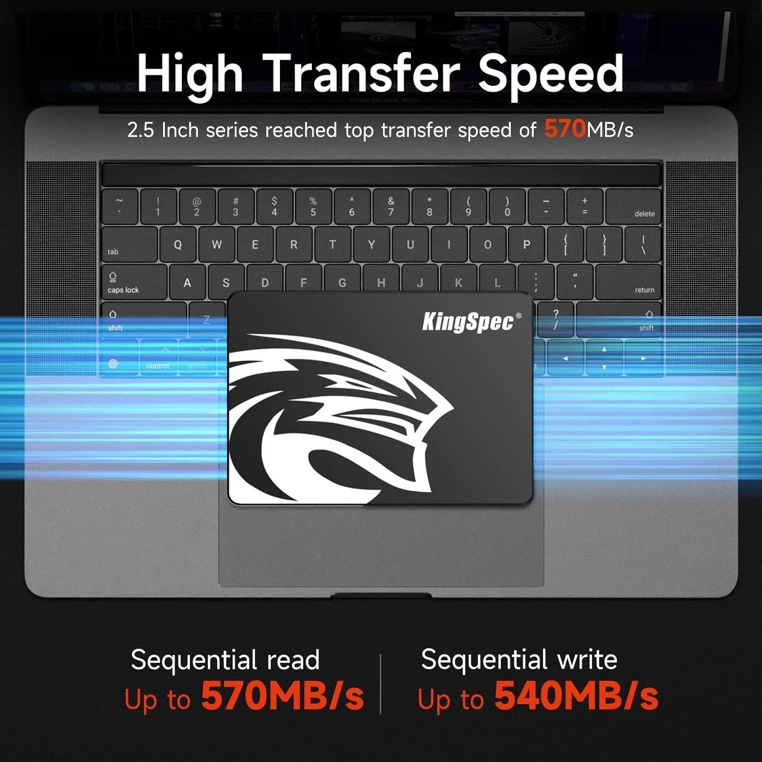 512GB 2.5” SATA III SSD – 550MB/s Read & 520MB/s Write for Ultimate Performance