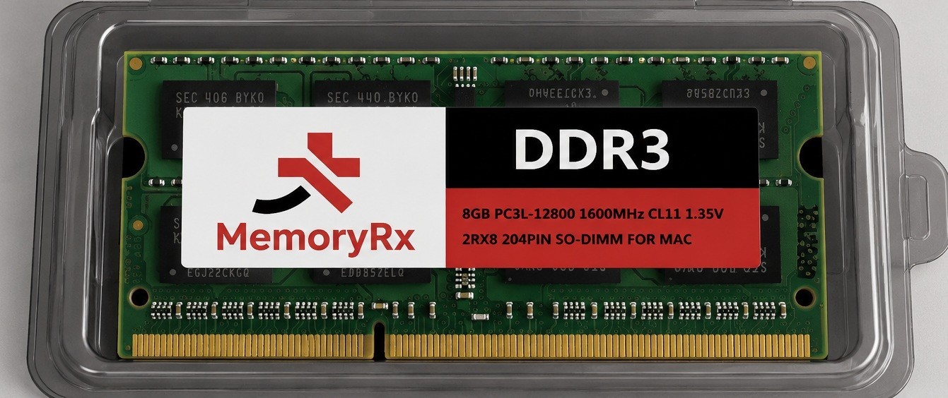 16GB (2X8GB) DDR3L PC3L-12800 1600MHz 2RX8 CL11 1.35V SO DIMM MEMORY RAM