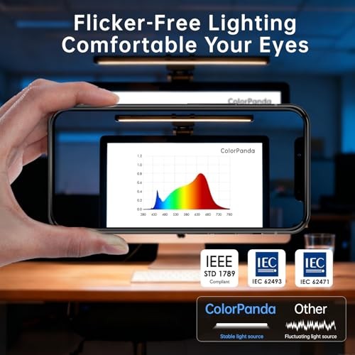 Monitor Light Bar 16.14‘’, Eye-Care USB Reading LED Task Lamp Touch Control