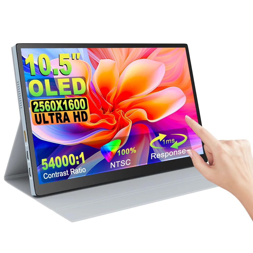 OLED 2.5K Portable Monitor Touchscreen 10.5″ 2560×1600 High-end fr Laptop Gaming