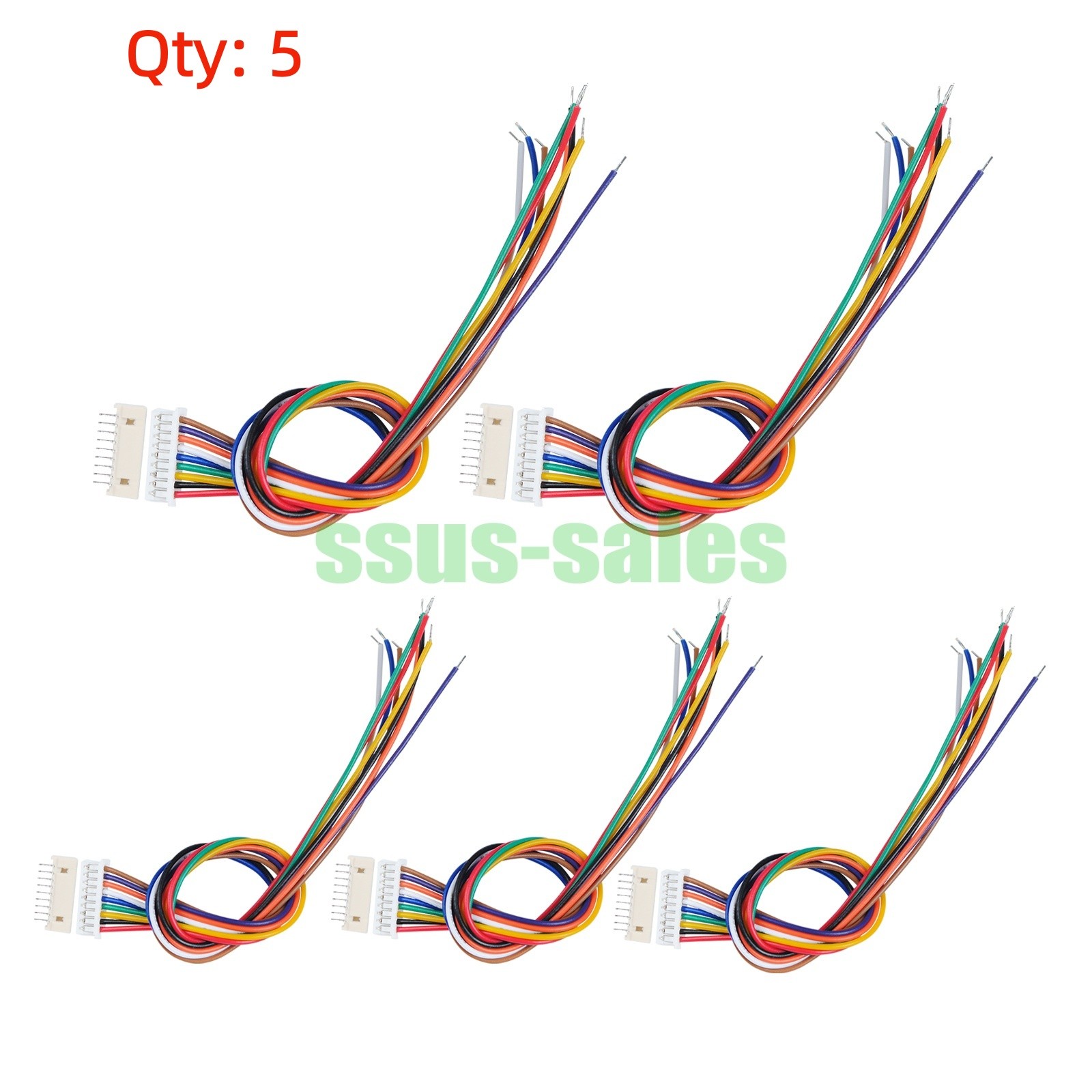 MX1.25 Electronic Cable Single-Ended 9-Pin 30CM Straight Pin Header (Unsoldered)