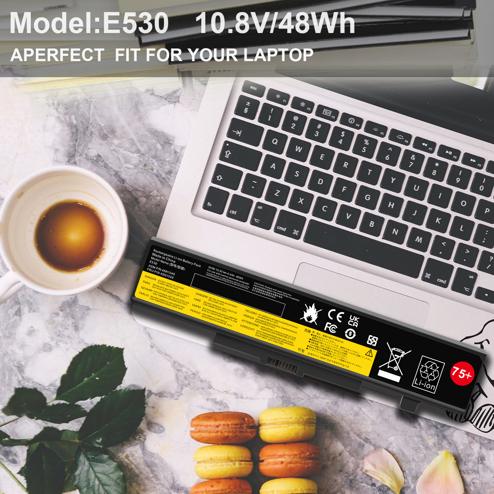 L11L6Y01 Battery for Lenovo ThinkPad Edge E430 E530 E540 E545 45N1045 45N1047 US