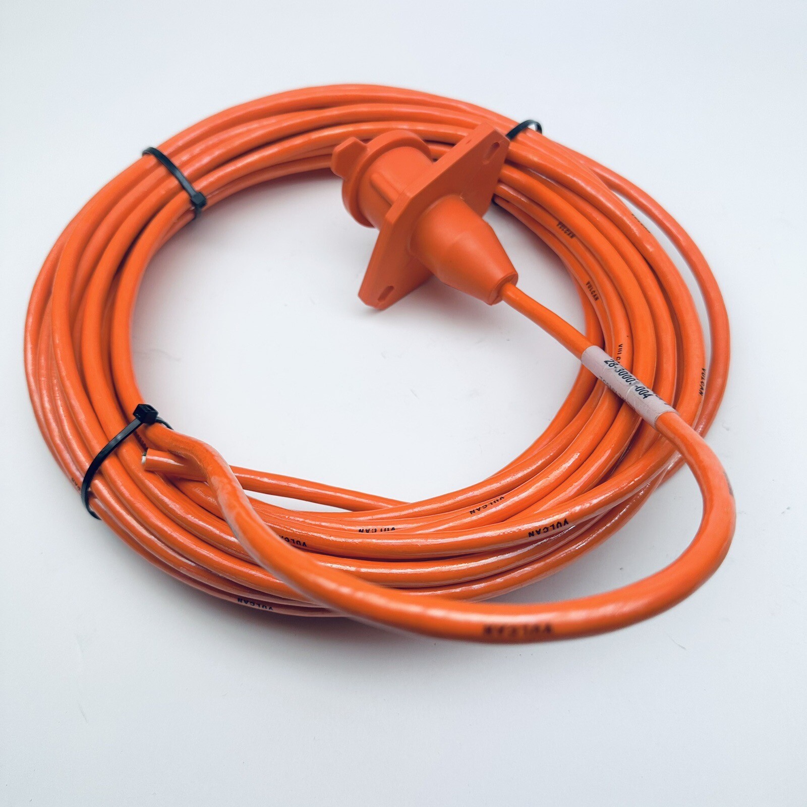 VULCAN ORANGE REACH CABLE 45FT WITH PLUG FOR TRAILER #C04-004-4TR-45ft