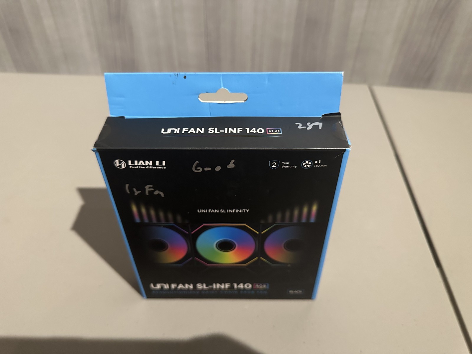 *Fans Only* Lian Li SL Infinity 140mm – Black (1-Pack)