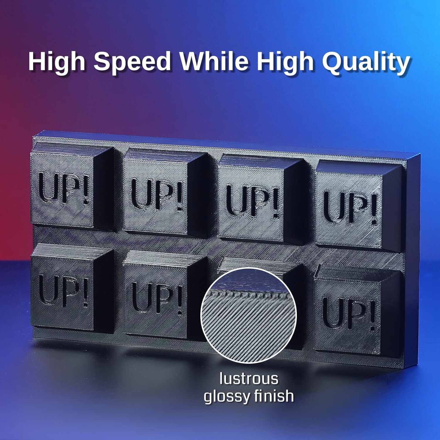 SainSmart Hyper Speed PETG Filament 1.75mm, Glossy High Toughness PETG