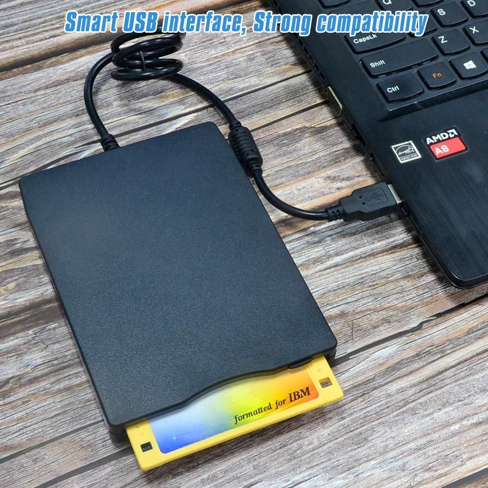 USB 2.0 3.5 inch Portable External Floppy Disk Drive 1.44Mb Reader FDD PC Laptop