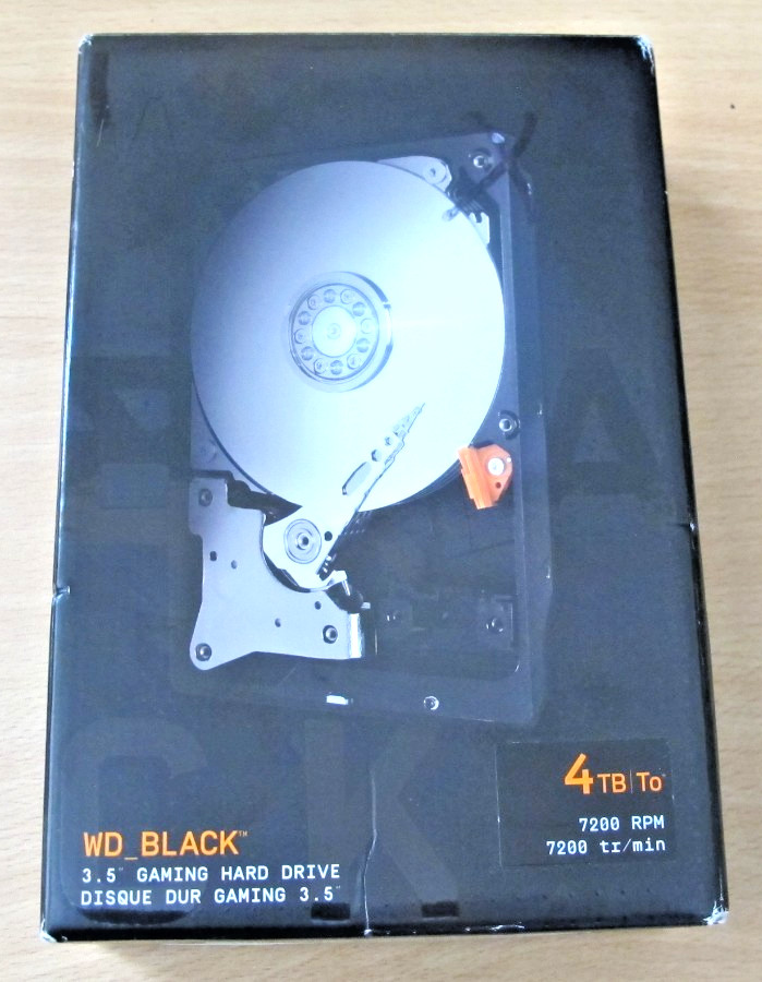 Western Digital (WDBSLA0040HNCNRSN) 3.5 GAMING HARD DRIVE New Open Box