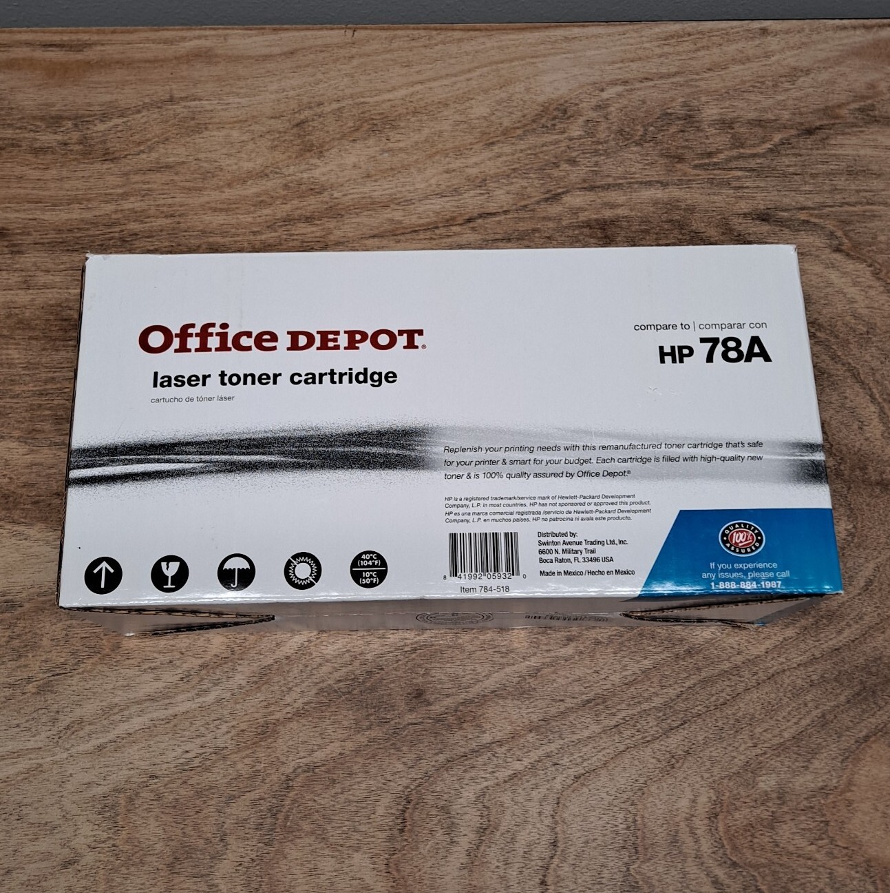 Office Depot Brand CE278A Laser Toner Cartridge For HP 78A Open Box
