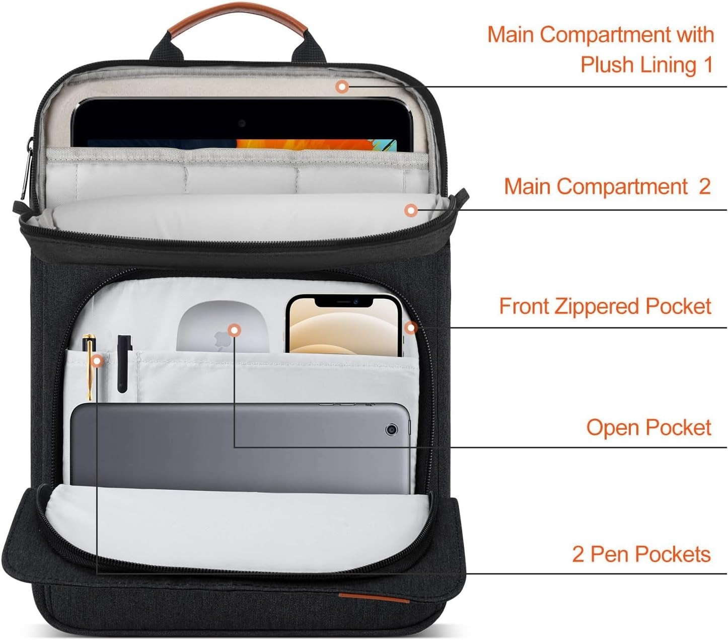 12.9-14.2 Inch Tablet Sleeve Bag for Samsung Galaxy Tab S11 S10 S9 S8 Ultra 14.6