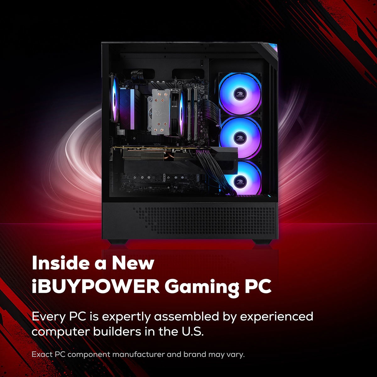 iBUYPOWER Element EBI7N56T02 Gaming Desktop Computer, Intel Core Ultra 7 265F 2.