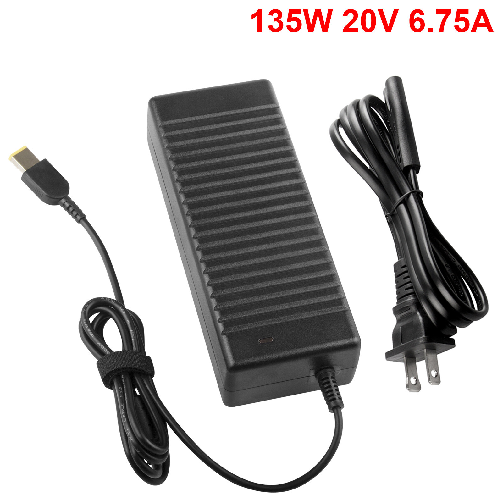 65/90/135W Charger For Lenovo Thinkpad Ideapad Yoga Laptop AC Adapter Square Tip