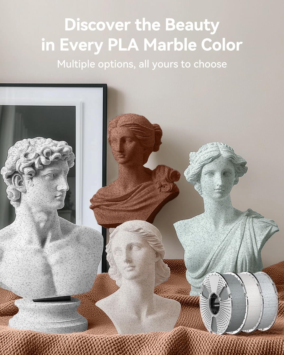 (Buy 6 Get 4 Free,Add 10) SUNLU 1.75mm ASA/PLA/PLA+/ABS/PETG/PA 3D Filament 1KG